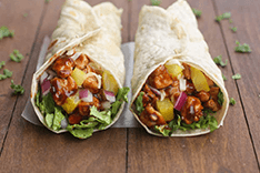 Wrap de Pollo Hawaiano