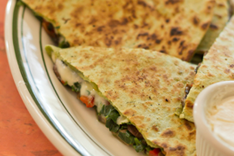 QUESADILLAS DE ESPINACA