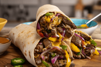 Wrap carne & queso
